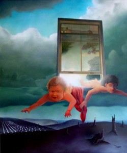 De Redding (2004) 120 x 100cm Olieverf en tempera op doek