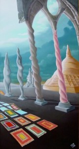 Het Gelijk (2-luik links, 2008) 80 x 40cm Olieverf en tempera op paneel