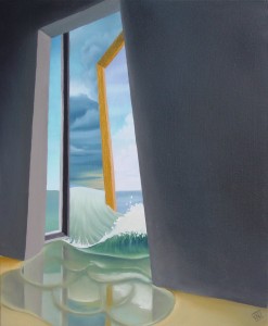 Kom maar op! (2009) 100 x 80cm Olieverf en tempera op doek