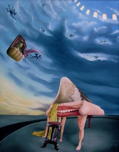 The Singing Piano (2009) 100 x 80cm Olieverf op doek