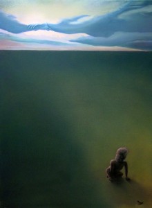 Niet Alleen (2007) 80 x 60cm Olieverf en tempera op doek