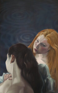 "Woordeloos" 2025 Olieverf op linnen 145 x 90cm